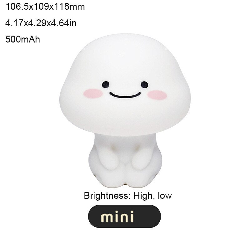 Veilleuse bébé LED mignonne en silicone