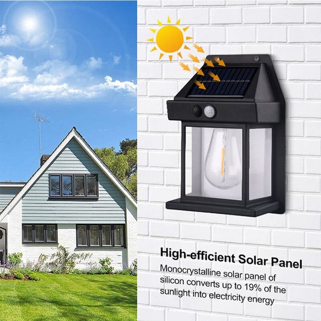 Nouvelle lampe murale solaire d'extérieur 2024