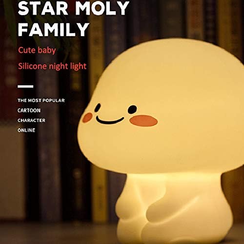 Veilleuse bébé LED mignonne en silicone