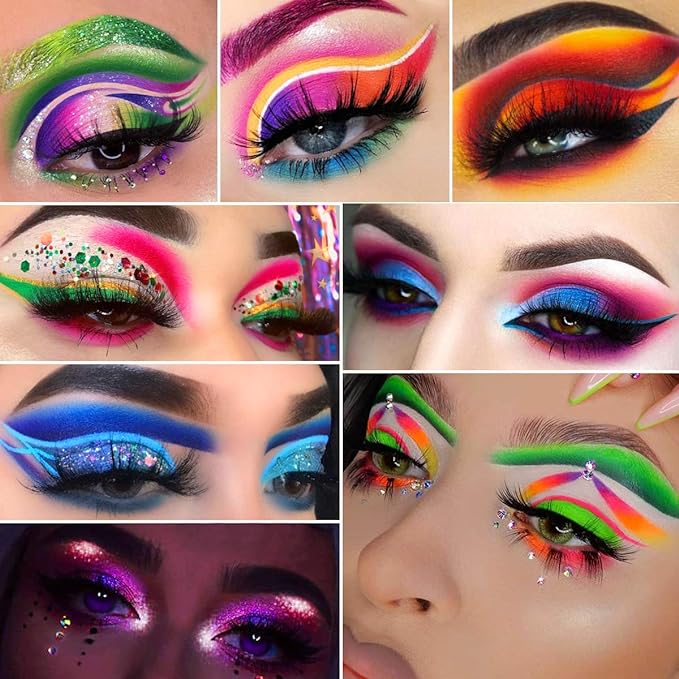 72 Ombres à paupières colorées 