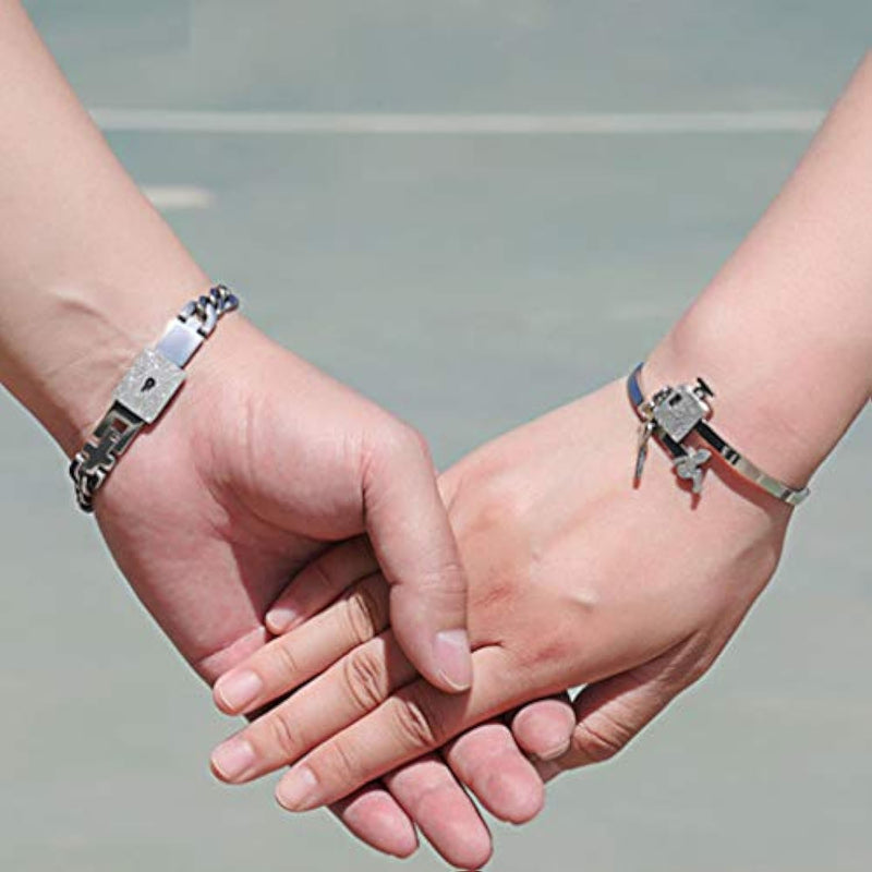 Bracelets Cœur Clé Cadenas 