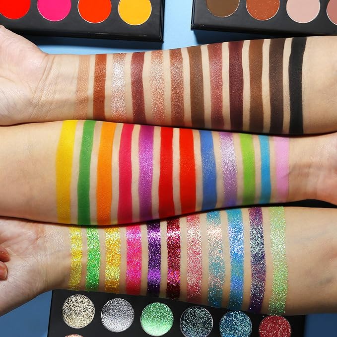 72 Ombres à paupières colorées 