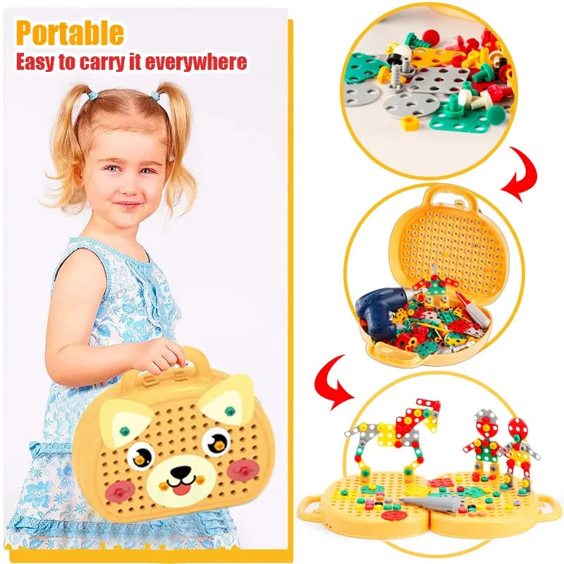 Boîte à outils de jeu magique Montessori