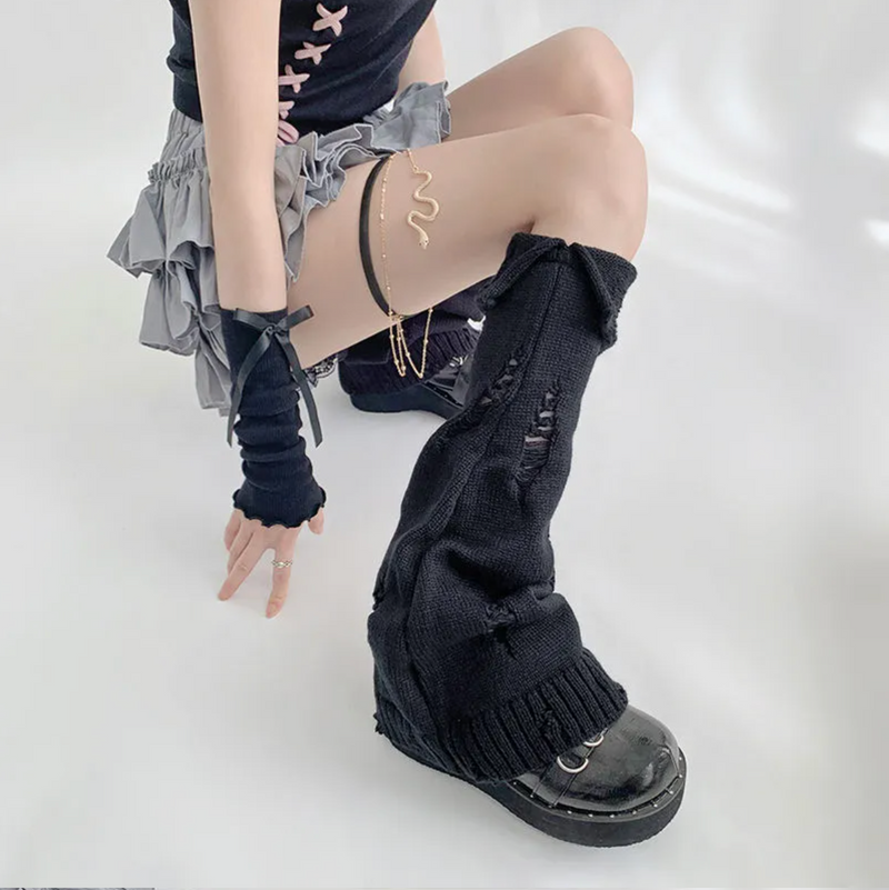 Chaussettes guêtres Lolita Charm 