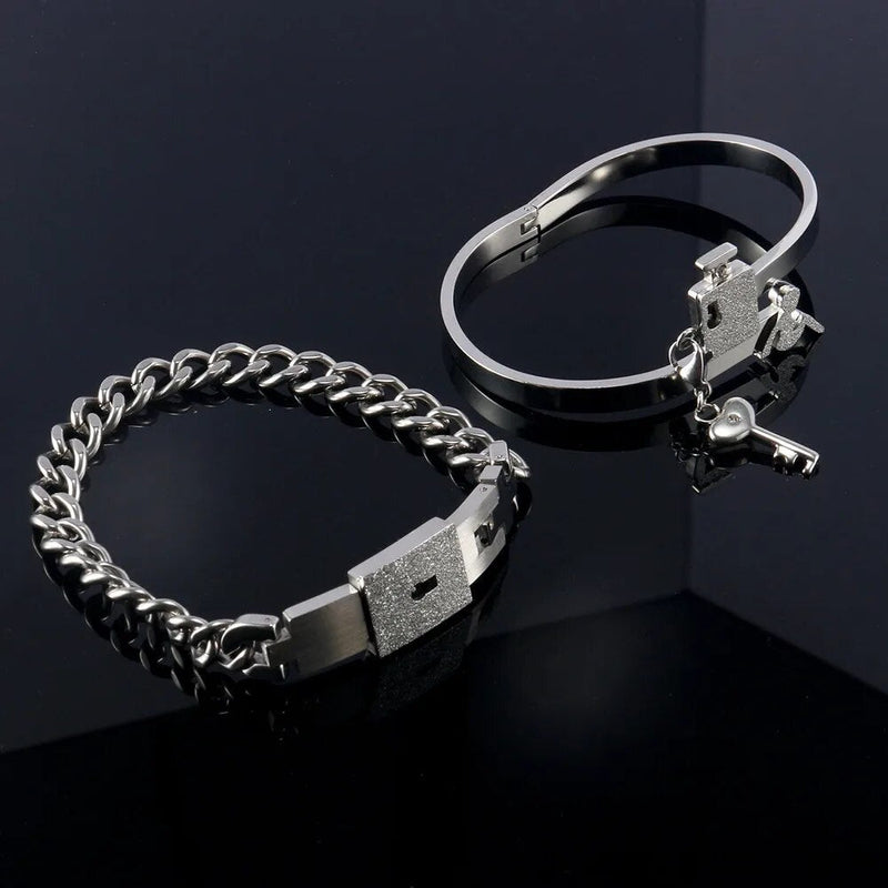 Bracelets Cœur Clé Cadenas 