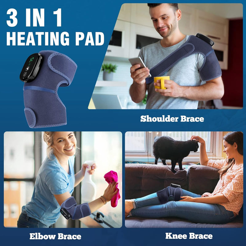 Appareil de massage HeatWave 3 en 1 pour genoux, épaules et coudes