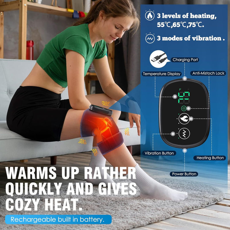 Appareil de massage HeatWave 3 en 1 pour genoux, épaules et coudes