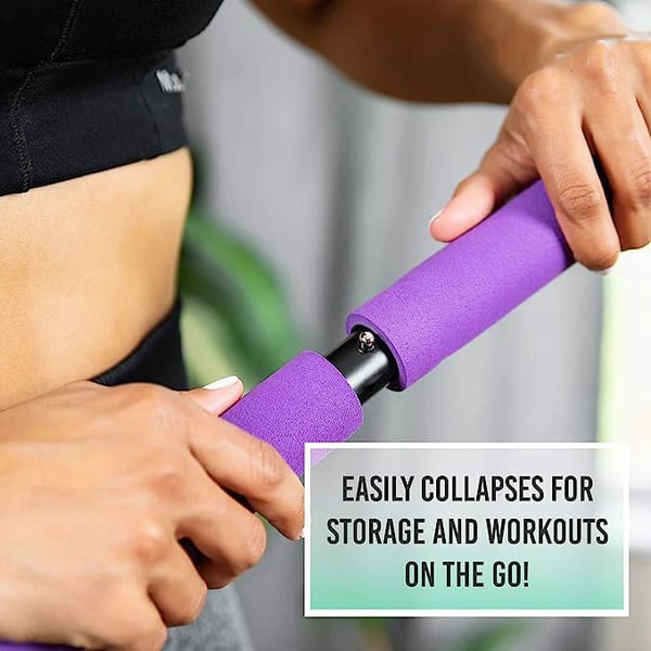 Kit de barre de Pilates avec bandes de résistance