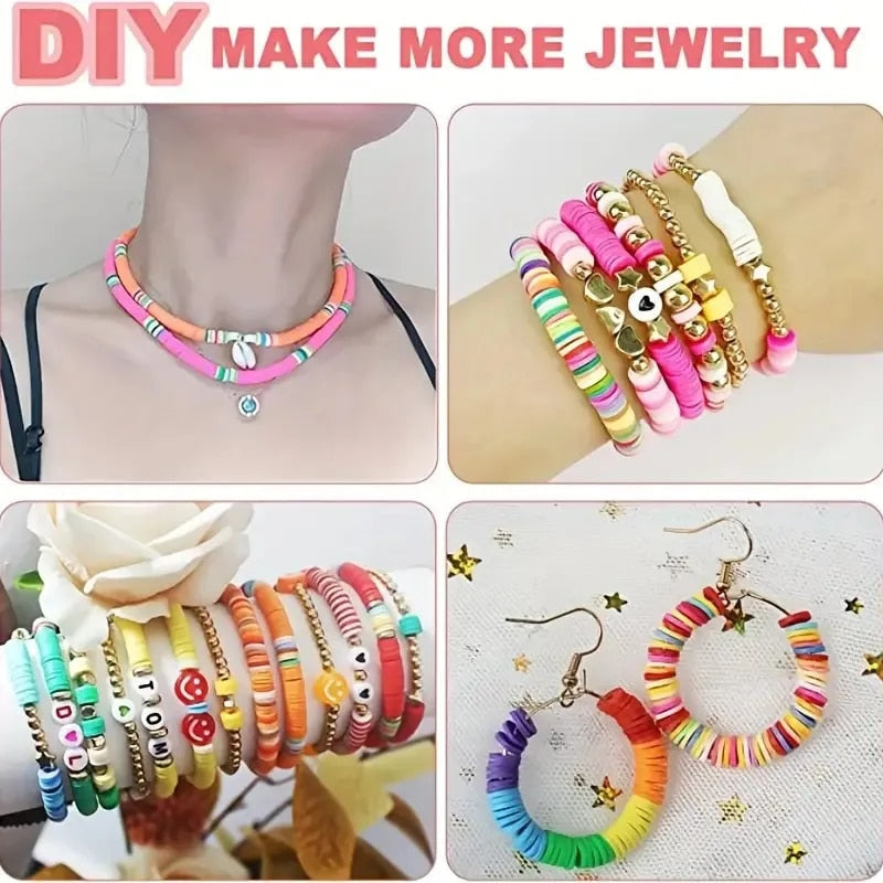 Kit de fabrication de bracelets en perles d'argile 