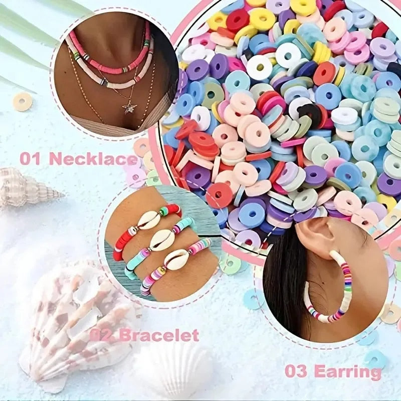 Kit de fabrication de bracelets en perles d'argile 