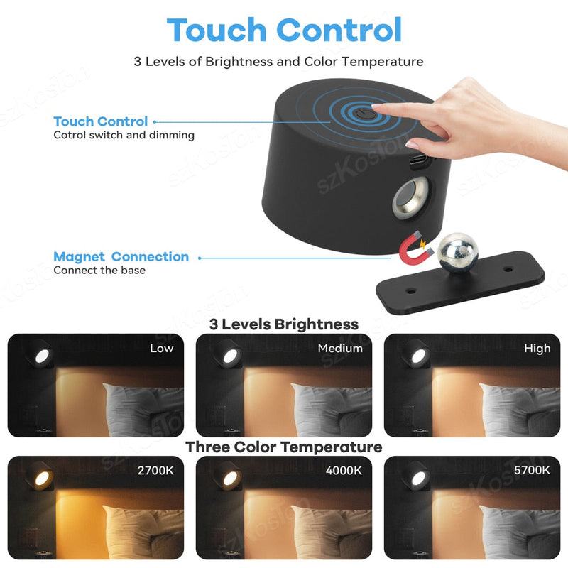 GlowEase™ - La solution d'éclairage ambiant sans fil par excellence