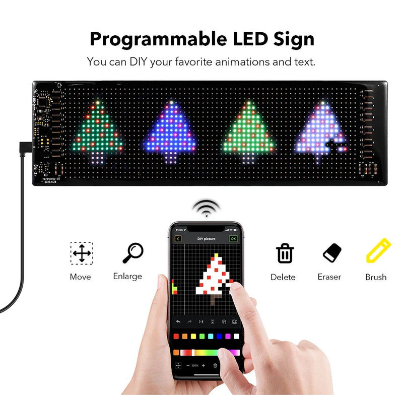 GlowSync LED Matrix Panel