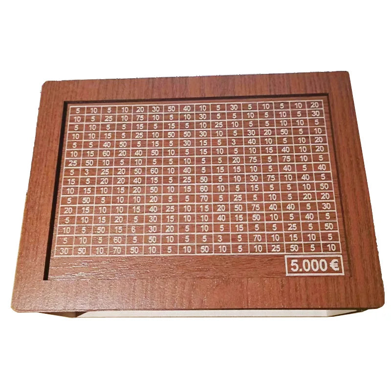 Tirelire en bois EcoSavvy