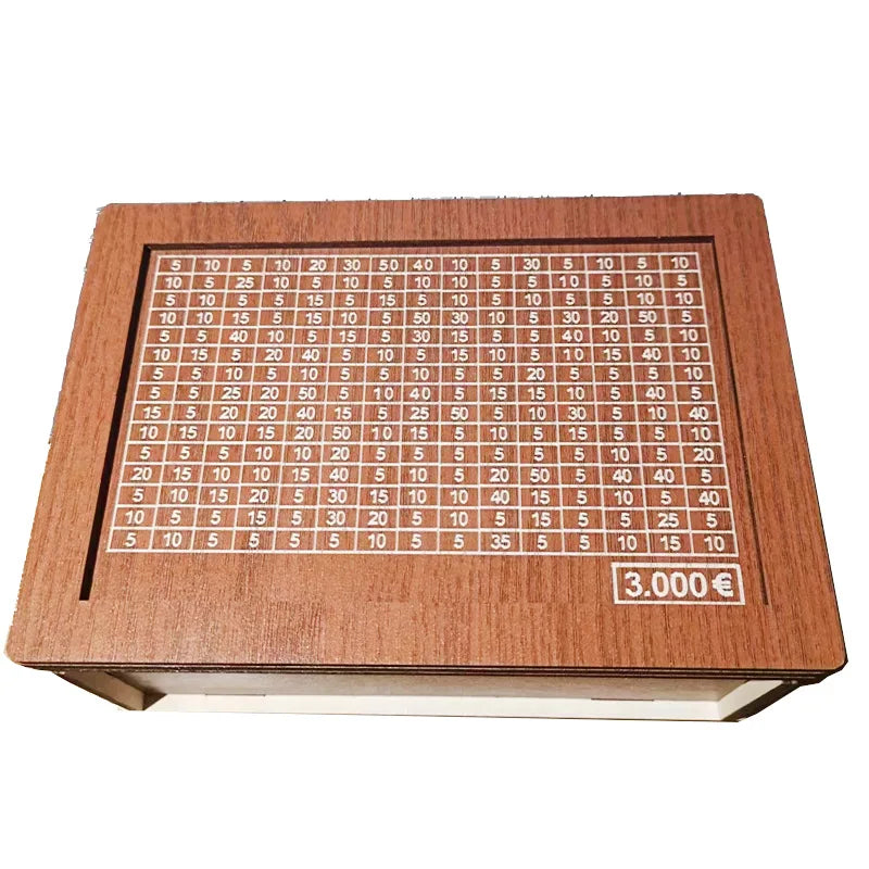 Tirelire en bois EcoSavvy